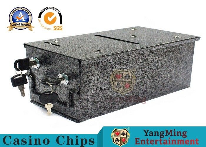 Plattform-Metallausschuss-Halter-Kasten-Größe 225*123*120mm der Kasino-Bakkarat-Schürhaken-Tischplatte-8