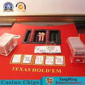 Texas Hold'em Poker Gambling Table Casino Chip Tray Eight Rows  550g