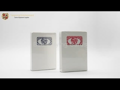 310g importierte Schwarz-Kern-Schürhaken kardiert kundengebundene Kasino-Spiel-Karten kann entworfen sein