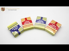 Wasserdichte Spielkarten 100% Dull Polish-PVCs für Schürhaken mit roter u. blauer Farbe