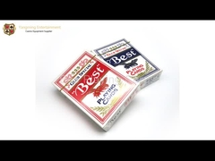 Kasino-spezielles Schürhaken-Karten-Farbkasten-Papierverpacken des selbst gemachten Blau-Kern-280gsm kundengebundenes