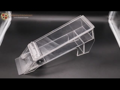 Voll-transparente 8 Paare Schürhaken-Spielkarte-Kasino-des speziellen manuellen Händler-Schuhes