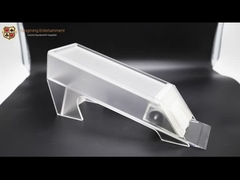 8 Paare Schürhaken-Karten-Plastikkarten-des bereiften Kasino-Tabellen-Acrylhändlers können besonders angefertigt werden