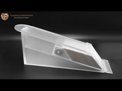 Plattform Hersteller-Designed Upgradeds 8 bereifte Acrylschürhaken-Tabellen-Karten-Händler-Schuh