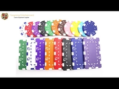 fantastischer leerer PlastikSchürhaken Chips Without Pattern Customized Logo des Kasino-11.5g