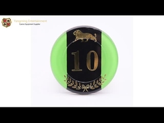 Acrylkasino-Schürhaken-Chip Set Crystal Plastic Identifikation des Bakkarat-800pcs der Tabellen-RFID kundengerecht