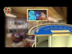 DY07Dicker 27-Zoll-Monitor mit zwei Seiten und Lichtern für Casino-Pokerspiele