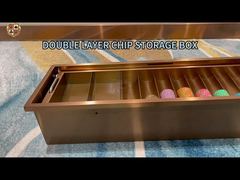 CT23Anpassbare Metall-Chipablage – Hochwertige Casino-Chip-Aufbewahrungsablage