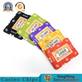Electronic Gambling Poker Printed RFID Casino Chips Ultimate Crown Stickers