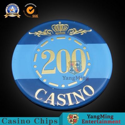 Crown Chip Invisible Casino Poker Chips Anti Counterfeiting