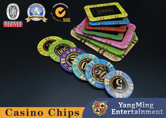 kaufen Acryl-Crystal Casino Poker Chips With-Siebdruck-Muster Online-Herstellung