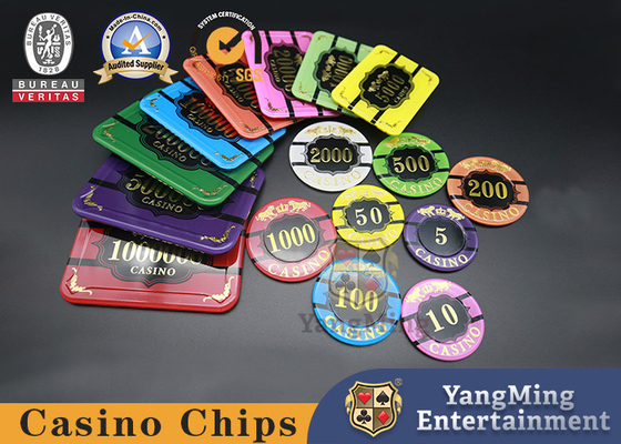 kaufen Heißes acrylsauergold Tiger With Bakkarat-Dragon Tiger Casino Poker Chips Customizeds UV Online-Herstellung