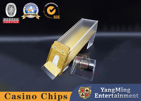 kaufen Plattform-Schürhaken-Kasino-Tabellen-Händler kundenspezifische Karten-Händler-Schuh-Texas Poker Baccarat Polished Golds 8 Online-Herstellung