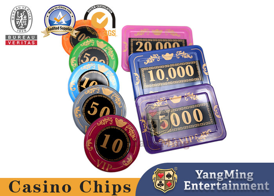 kaufen 760 des Bakkarat-Stücke Schürhaken-Chips Set With UV-Mark Acrylic Crystal Screen Printing Online-Herstellung