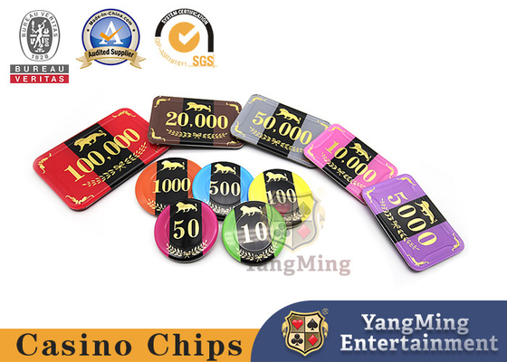 kaufen Acrylkasino-Schürhaken-Chip Set Crystal Plastic Identifikation des Bakkarat-800pcs der Tabellen-RFID kundengerecht Online-Herstellung