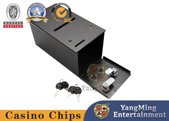 kaufen Bakkarat-Texas Casino Poker Table Game-Metallverschluß warf Karten-Umkippungs-Kasten weg Online-Herstellung
