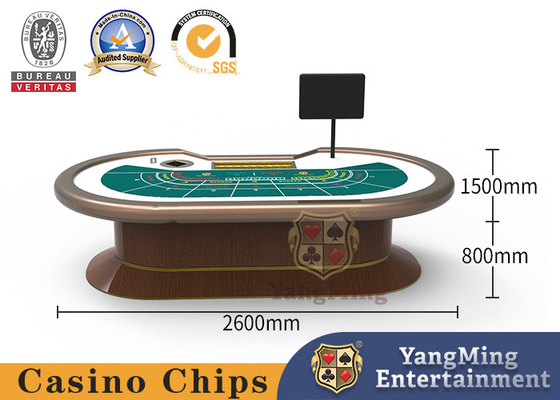 kaufen Grüner Personen-Bakkarat-Spieltisch der Tischdecken-Schritt-Pokerspiel-Tabelle-7 Online-Herstellung