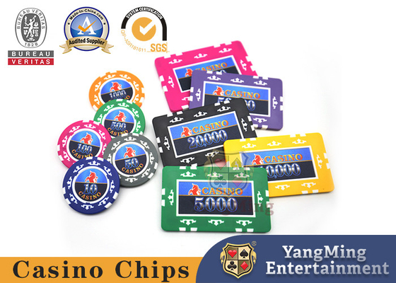 kaufen Bakkarat-Texas Casino Table Customized-ABS Clay Poker Chip Set With-Film-Entwurf und Kundenbezogenheit Online-Herstellung