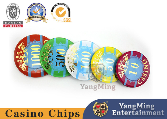 kaufen Professionelles heißes stempelndes Kasino-Schürhaken-Chipset 50mm Online-Herstellung