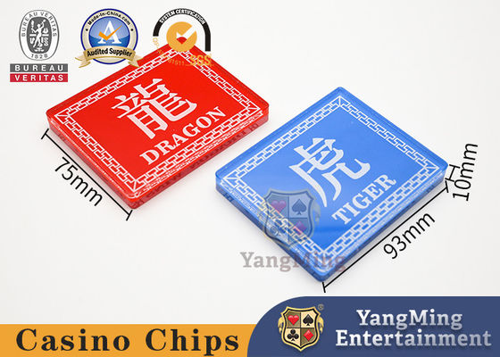 kaufen Dragon Tiger Poker Table Manor Leisure, der Karte Acryl-Crystal Red Blue in Position bringt Online-Herstellung