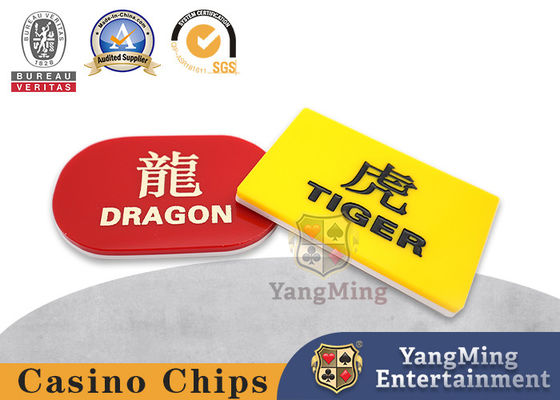 kaufen Hohe Temperatur schnitzte Acryl-Dragon Tiger Marker Casino Poker Table-Spiel Online-Herstellung
