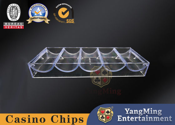 kaufen Volltransparente Casino Chip Box Baccarat Texas Tischplatte mit Deckel Chip Case Online-Herstellung
