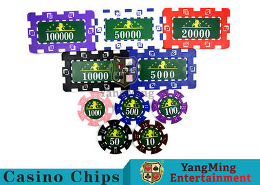 kaufen Lichtdurchlässiger Marco Style Casino Poker Chip-Satz mit Crystal Clear Texture Online-Herstellung