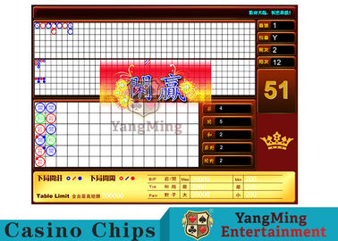kaufen Internationales Kasino-Club-Bakkarat-spielende Systeme passend für Standardgrenzzeichen-Schürhaken-Tabellen-Straße Bill Display Online-Herstellung