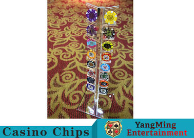 kaufen Kasino-Acrylschürhaken Chips Case Casino Chips Carrier für Runde 40 - 42mm Chips Online-Herstellung