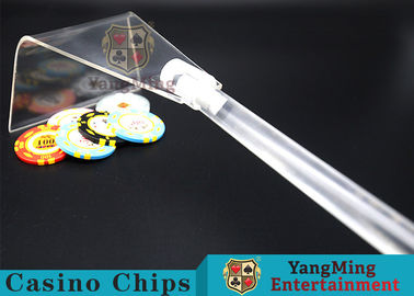 kaufen Neu fertigen Sie Art-transparente Spielkarte-Clay Round Chip Rake For-Kasino-Schürhaken-Tabellen-Zusätze kundenspezifisch an Online-Herstellung