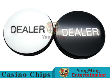 kaufen Texas Sculpture Poker Blind Buttons mit doppelseitigem Schwarzweiss-Entwurf Online-Herstellung