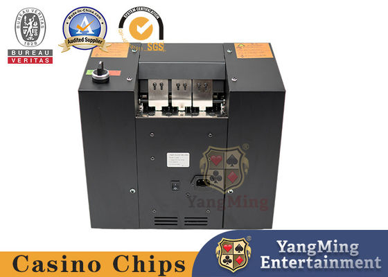kaufen Black Metal Double Port Casino Spielkarten automatischer Schredder für Poker-Abfallpapier Online-Herstellung