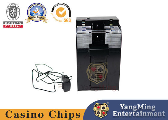 kaufen Verkleidungsbeständige Casino-Schuffler-Maschine Schwarzmetall Texas Hold'Em Acht-Deck-Poker-Karten-Casino automatischer Karten-Schuffler Online-Herstellung