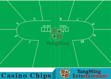 kaufen Texas Holdem Standard Casino Table-Plan-Grün mit Polyester-Gewebe 100% Online-Herstellung