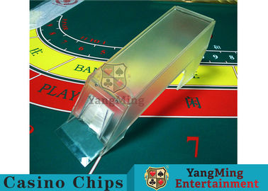 kaufen Plattform-Spielkarte-Schuh des Pokerspiel-8 bereifte Shuffler-Kasino-Karten-Schuh-starken Plexiglas-Händler-Karten-Schuh mit hoher Dichte Online-Herstellung