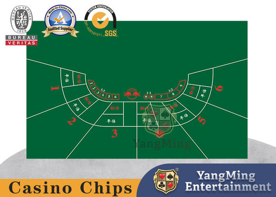 kaufen Südostasiatischer Casino Poker Tischdecke Stil kundenspezifisches Halbkreis-Bull Poker Design Online-Herstellung