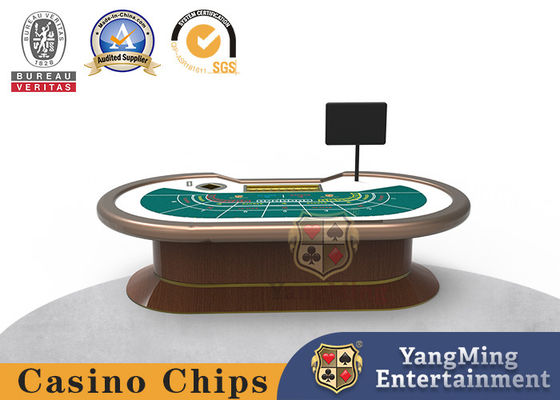 kaufen Verbesserter Entwurf des Bakkarat-Schürhaken-Tabellen-ovalen Kasinos Dragon Tiger Poker Card Game Online-Herstellung