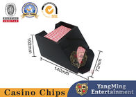 1-2 Decks Of Playing Cards Dealer Shoes Customized Casino Baccarat Foam Carton Packaging