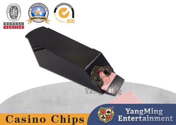 kaufen Neues Design Schwarze 8 Paar Poker Karten Casino Tisch Baccarat Texas Spiel Tisch Händler Schuhe Online-Herstellung