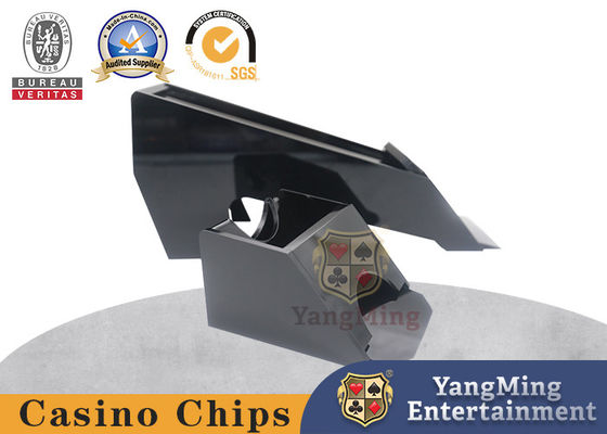 kaufen All Black Acrylic Casino Tisch Schwarzer Jack Niuniu 1 Deck Poker Tisch Schreibtisch Kartenhändler Online-Herstellung
