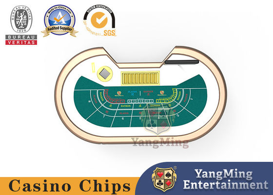 kaufen Spieltisch-Grün-Tischdecke des Bakkarat-7-Person fertigte eben Schritt-Pokerspiel-Tabelle besonders an Online-Herstellung
