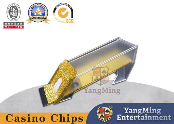 kaufen Plattform-Schürhaken-Kasino-Tabellen-Händler Texas Poker Baccarat Polished Golds 8 nehmen kundenspezifisches an Online-Herstellung