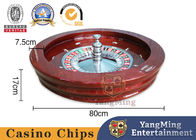 Domestic Solid Wood Turntable 80cm Casino Poker Table Game Table Manual Turntable