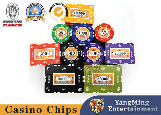 kaufen New Design Casino Tischkartenspiel Chips Texas Hold'Em Spiel Anti-Fälschung Chip-Set Online-Herstellung