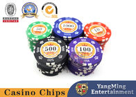 New Design Casino Table Card Game Chips Texas Hold'Em Game Anti-Counterfeiting Chip Set