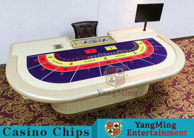 kaufen Macau-Promi engagierte Kasino-Schürhaken-Tabelle mit Standardsimulations-PU-Leder-Handläufen Online-Herstellung