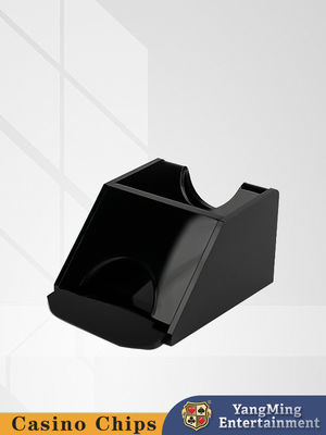 kaufen All Black Acrylic Casino Tisch Schwarzer Jack Niuniu 1 Deck Poker Tisch Tisch Top Card Dealer Online-Herstellung
