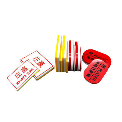 kaufen Acryl geschnitzt Baccarat Banker Spieler Casino Poker Tisch Spiel Tisch oben chinesisch Englisch Button Online-Herstellung