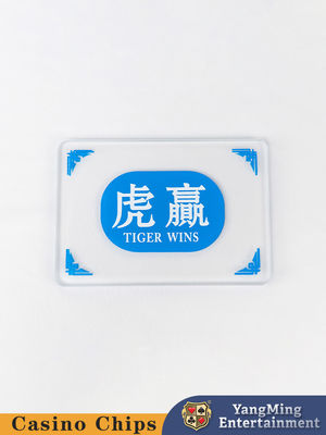 kaufen Drachen- und Tigerpoker-Tischmarker Glücksspiel-Tischspiele Chinesisch und Englisch Seidenbilddruck Online-Herstellung