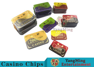 kaufen Crystal Acrylic Casino Poker Chips mit dem Gewinn, der 94 * 66mm bronziert Online-Herstellung